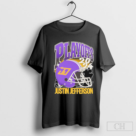 Playoffs 2024 Justin Jefferson Shirt Sweater
