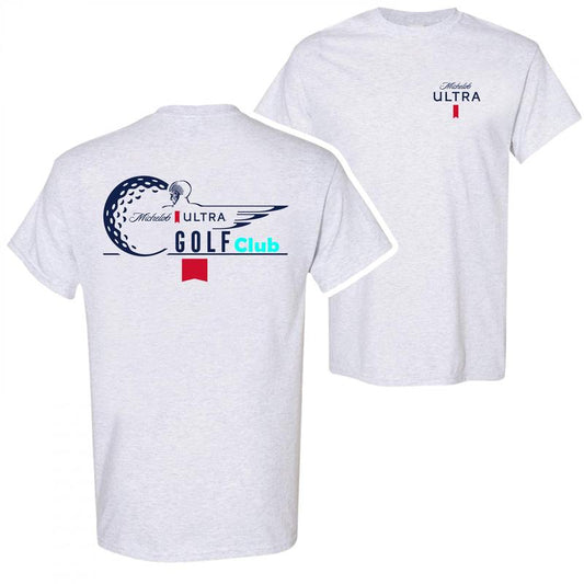 Michelob Ultra Golf Club Tee - 2 Side - Shades For Everyone - Every Size, Every Body - Modern Fit - Style Selections - Universal Style Options