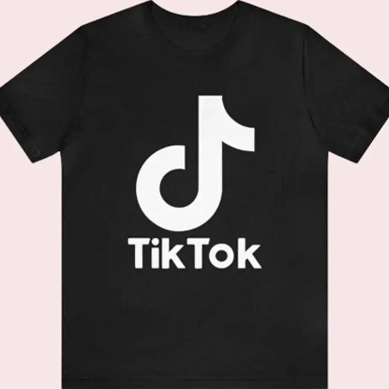 Tiktoker Influencer Shirt, TikTok Logo Tee, Content Creator Shirt, 100% Cotton, Express Shipping, Unisex TikTok T-shirt Menswear Top Menswear Top Love
