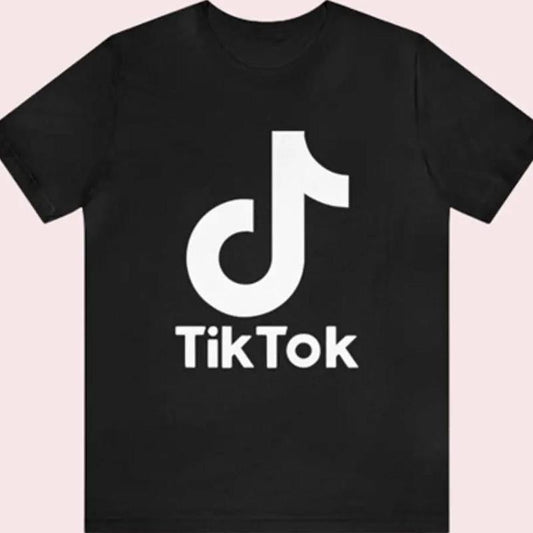 Tiktoker Influencer Shirt, TikTok Logo Tee, Content Creator Shirt, 100% Cotton, Express Shipping, Unisex TikTok T-shirt Menswear Top Menswear Top Love