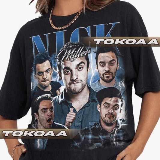 Limited Nick Miller Vintage Shirt, Gift For Woman And Man Unisex T-Shirt, T-Shirt For Men, Women