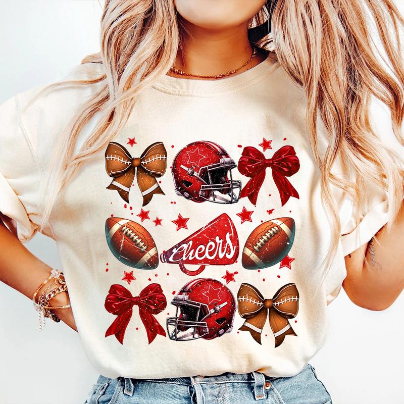Football Coquette Bow Shirt, High School City Spirit Shirt, Football Team Shirt, Football Mom Shirt, Gameday Cheer Mama, Touch Down Season