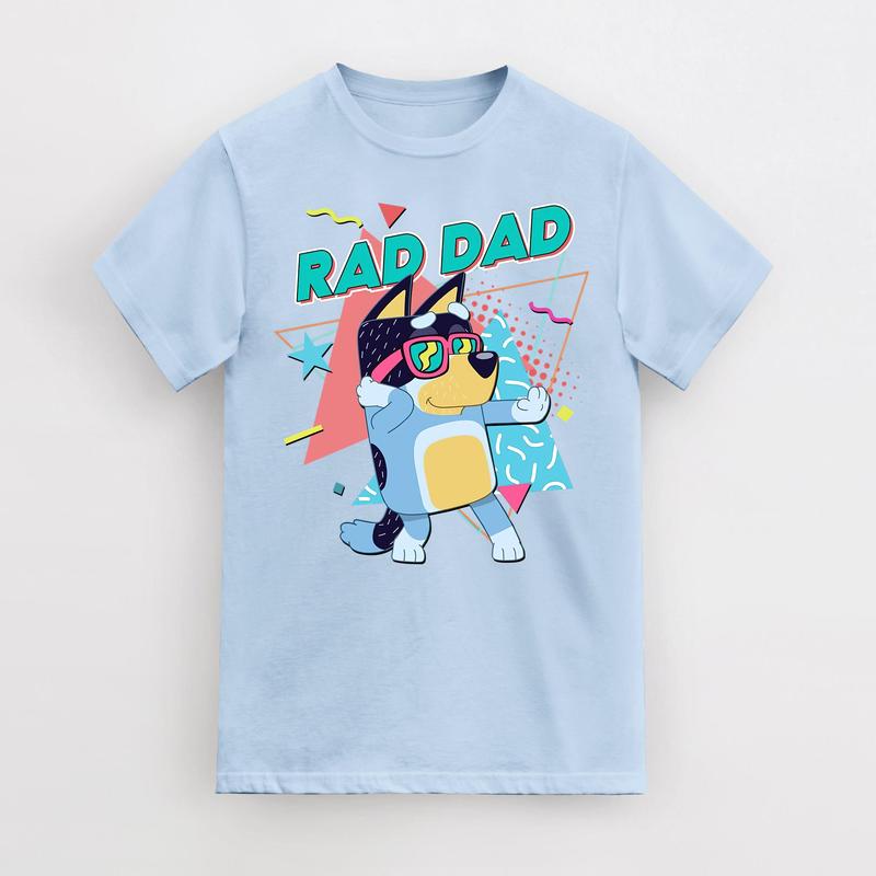 Rad Dad Bluey Shirt, Bluey Bandit Shirt, Father Day Tee, Bluey Dad Shirt, Bluey Family Shirt, Rad Dad Shirt, Fathers Day Gift, Gift for Dad