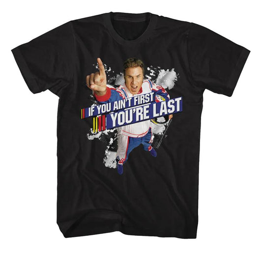 Ricky Bobby If You Ain't First You're Last Talladega Nights Tee Classic Cotton Menswear Top Embroidered Hoodie