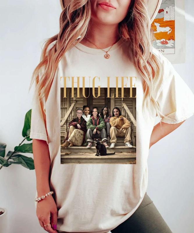 Thug Life Kamala Shirt, New Version Vote Shirt, Jasmine Thug Life Tee, Women Rights Shirt, Vote Blue