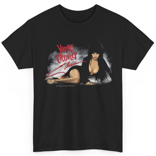 Elvira Mistress Shirt Your Cruelly basic style Medium Tshirt Cotton Streetwear