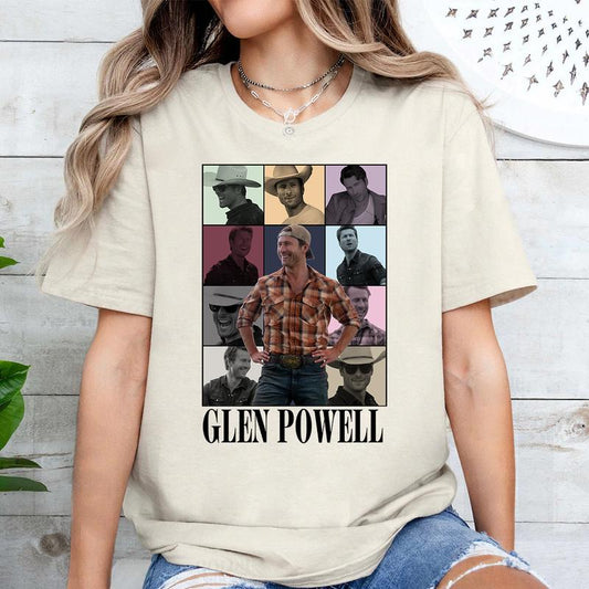 Glen Powell t shirt, Not My First Tornadeo Shirt, Not My First Tornadeo Fan Art, Weather Lover and Storm Chaser Shirt