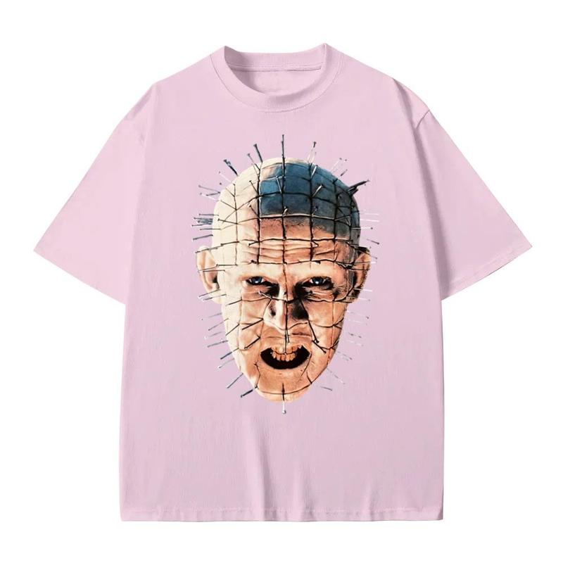Hellraiser Pinhead T-Shirt, Pinhead Shirt Fan Gift, Hellraiser Graphic Tee, Hellraiser Movie Shirt Cotton Menswear Top Decoration