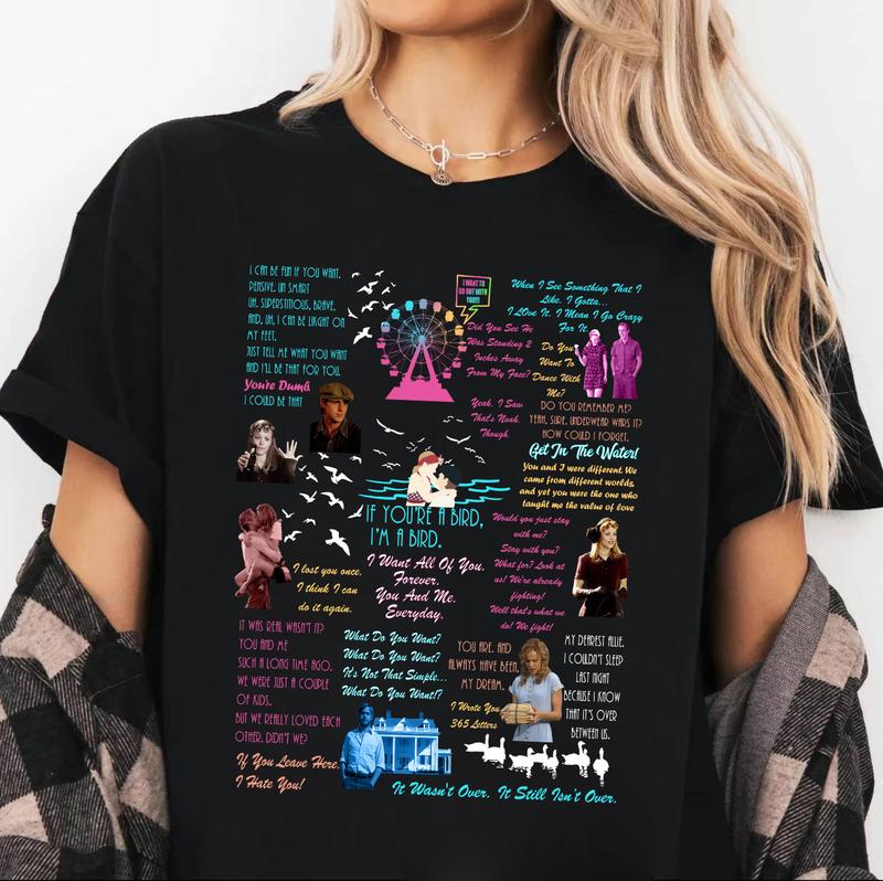 The Notebook Shirt Noah And Allie The Notebook Gift For Her TV Show Gift Anniversary Gift Christmas Shirt Valentines Day Gift