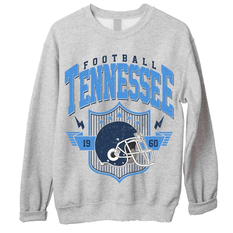 Retro 90s Style Tennessee Football Sweatshirt, Tennessee Team Football Sweatshirt, Tennessee Football, Game Day Sweatshirt, Sunday Tennessee, Gift For