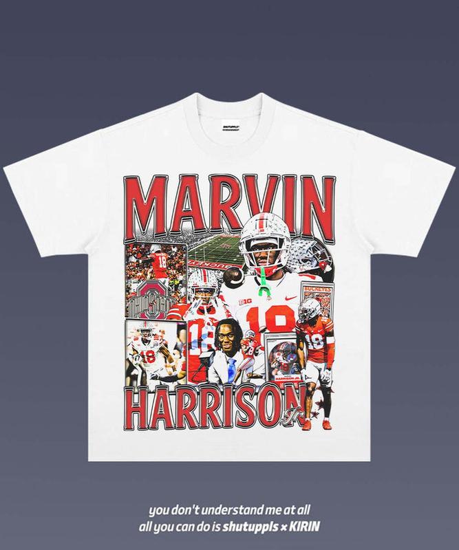 MARVIN HARRISON JR 1.0 Graphic Tee  American Football  Gift For Fan