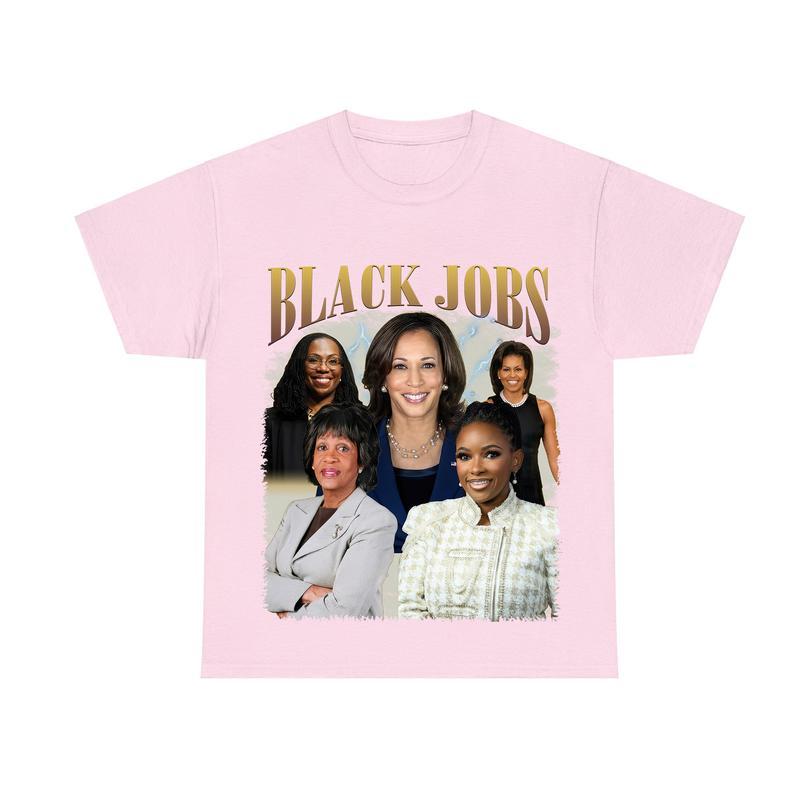 Black Jobs Shirt, Kamala Harris 2024 T-Shirt, Democrat Shirt, Election Shirt, Madam President Shirt, Unisex Cotton Shirt Menswear Top