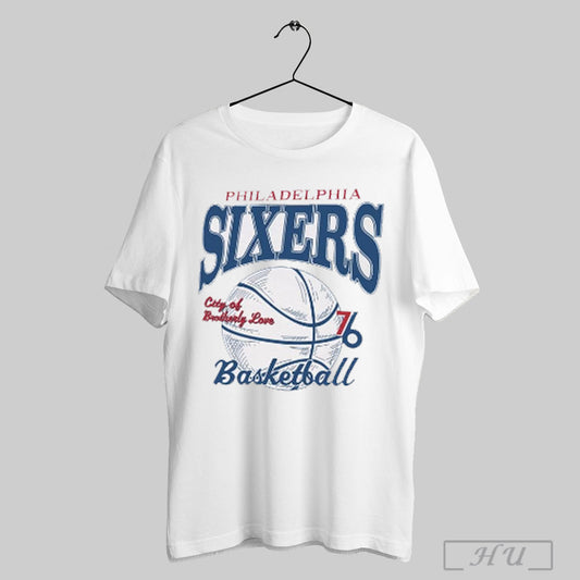 Philadelphia 76ers 47 City Edition Down Court Sadie T Shirt Sweatshirt