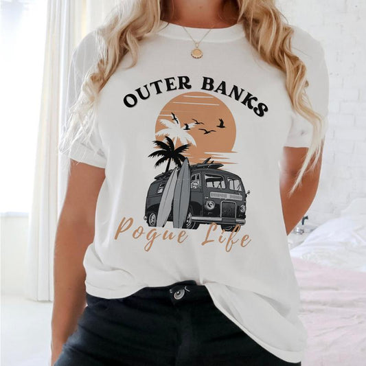 Vintage Outer Banks OBX Pogue Life Sweatshirt,Gift For Movies Lovers, Gift For Men And Women Casual Womenswear Comfortable Fabric Unisex