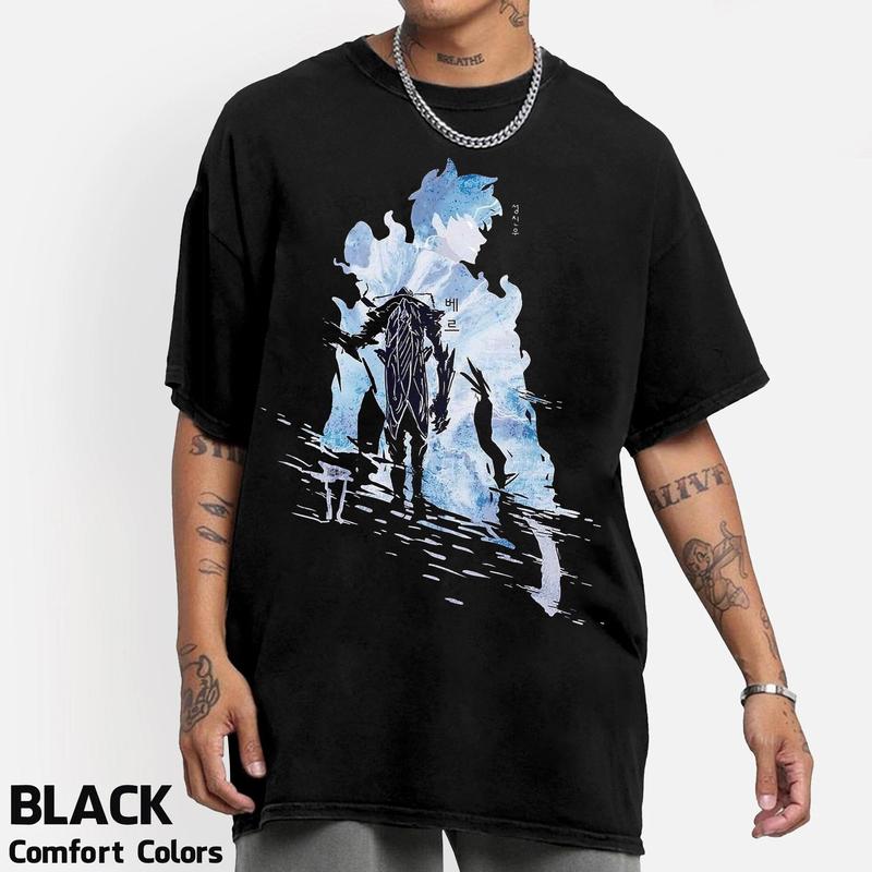 Solo Leveling Beru Shadow Shirt Solo Leveling Tshirt Sung Jinwoo Shirt Korean Guilds Manhwa Shirt Manga Shirt Top