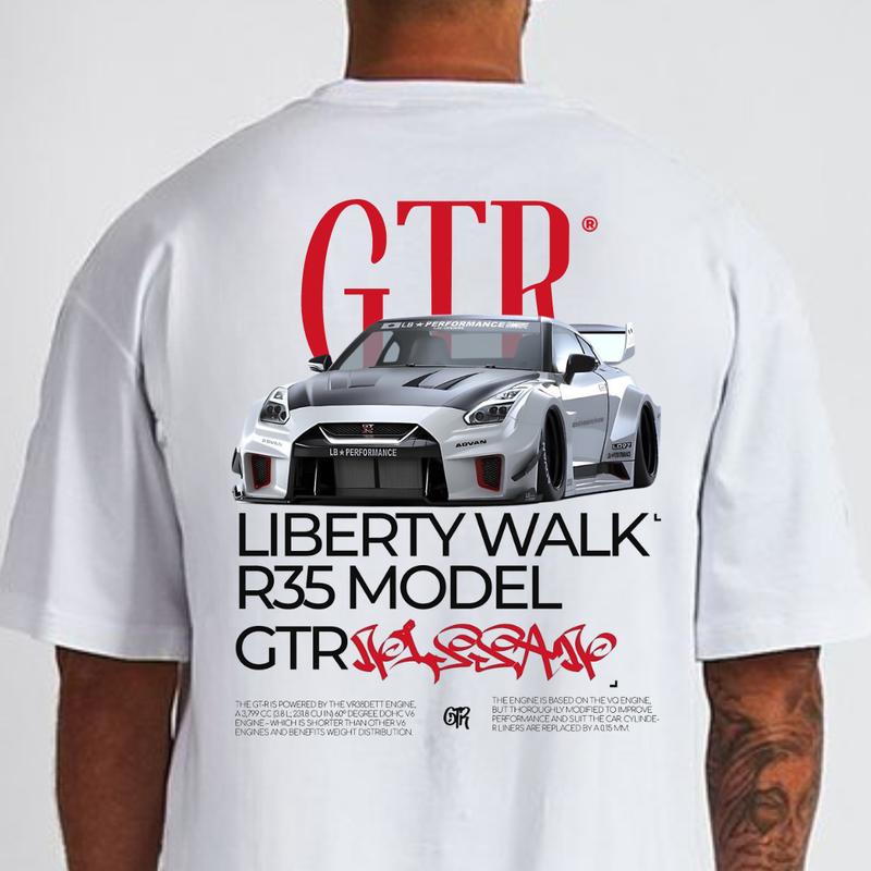 JDM GTR R35 Liberty Walk T-shirt, Hoodie, Sweater, Car Enthusiast Shirt, Car Clothing, Unisex, Vintage car shirt