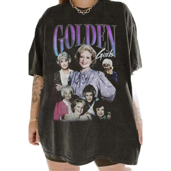 Golden Girls Shirt, Golden Girls 80s T-Shirt, 80s TV Sitcom Shirt, Vintage Gift For Women Cotton Fit
