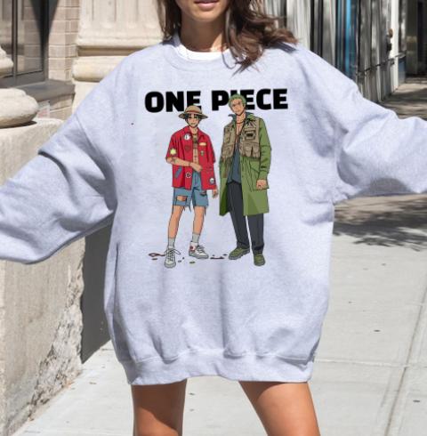 Luff and Zor0 characters shirt sweatshirt hoodies, 0nepiec Shirt, animee Shirt