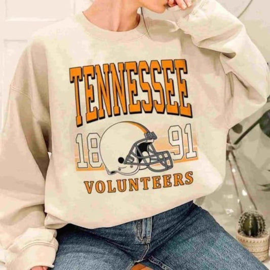Vintage NCAA Tennessee Volunteers Football 1891 Unisex t-shirt, sweatshirt, hoodie Cotton Womenswear
