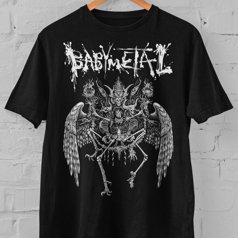 Babymetal May Revolution Short Sleeve Tee, J-Pop Gifts Tshirt, Babymetal Fan Shirt, Kawaii Metal Band, Japanese Heavy Metal Band Gifts Tee