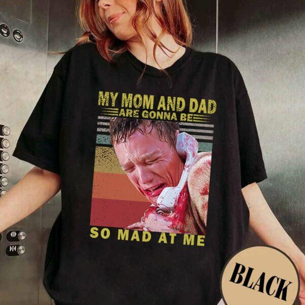 My Mom and Dad are Gonna Be So Mad at Me Vintage Shirt, Cotton Unisex T-shirt, Crew Neck, Size S- 4xl, Menswear Top, Womenswear Top Underwear Streetwe