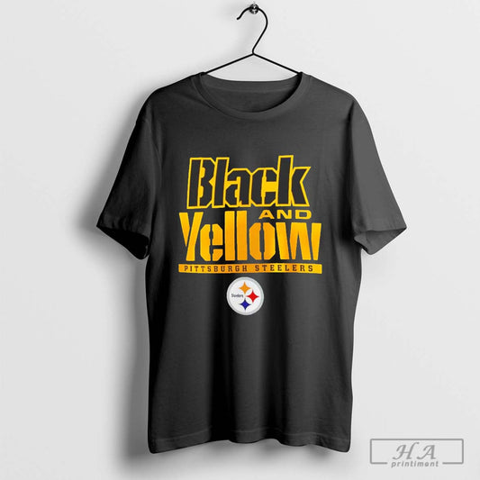Pittsburgh Steelers Black and Yellow Shirt