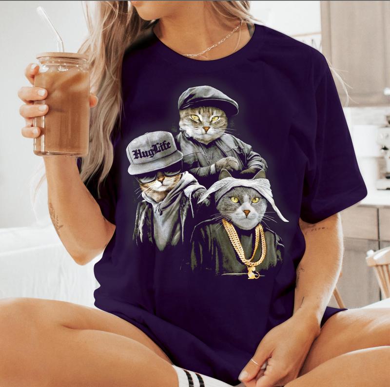 Thug Life HocusPocus Tshirt, The Golden Girls Thug Life Short Sleeve All Size Unisex Tee Shirt  Cotton Medium Comfort Fabric Comfort Fabric