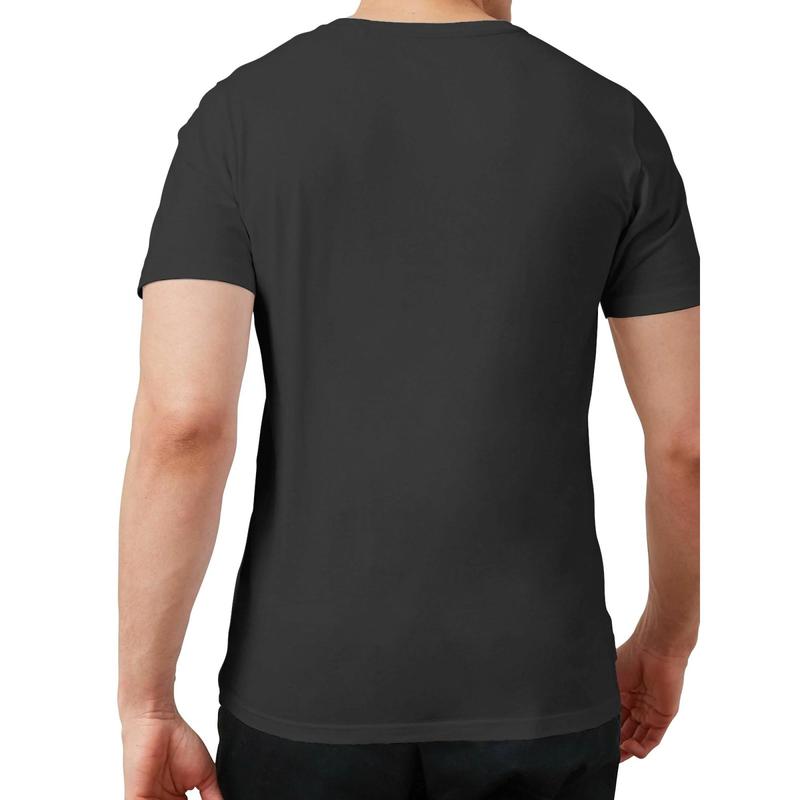 Stylish Blessed Graphic Print Tee Shirt - Men's Casual Short Sleeve Summer T-Shirts with Comfortable Fabric and Relaxed Fit Made in USA