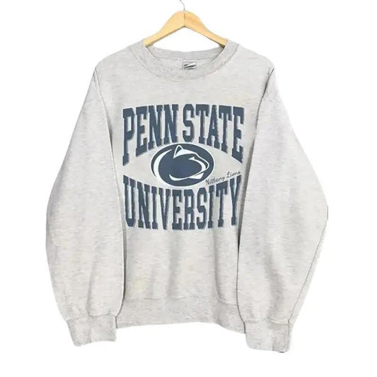 Vintage Pennsylvania State University Sweater, Penn State Nittany Lions Football, Vintage NCAA University State Shirt Menswear Hoodie Sweatshirts Tops