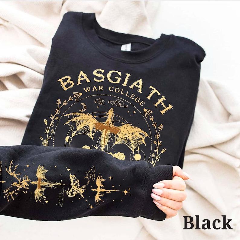 Fourth Wing Sweatshirt, Basgiath War College, Dragon Rider, Xaden Riorson, Violet Sorrengail, Riders Quadrant, Fantasy reader, Bookish Shirt