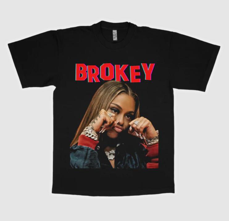 Brokeyyy Cute Shirt, Big L Cute Fans Tee Classic Cotton Fabric Medium