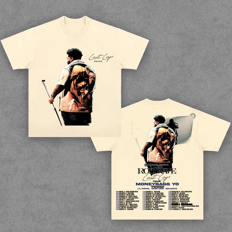 Rod Wave Last Lap T-Shirt,Graphic T-Shirt, Rapper Shirt Rap Tee, Vintage Y2K, Hoodie, Sweatshirt Clothing Cotton