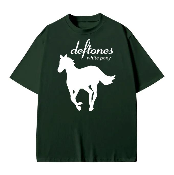 Deftones White Pony Band Tee, Basic Top for Summer