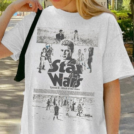 Vintage Star Galaxy'S Edge Wars Attack Of The Clones T Shirt Anakin Skywalker Shirt Padme Amidala Shirt Star Galaxy'S Edge Wars Vintage Wdw Trip Shirt