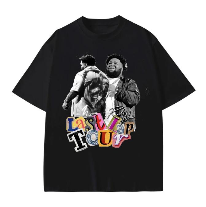 Rod Wave Last Lap Tour 2024 T-Shirt, Rod Wave Shirt T-Shirt , Last Lap Tour  T-Shirt Cotton Menswear