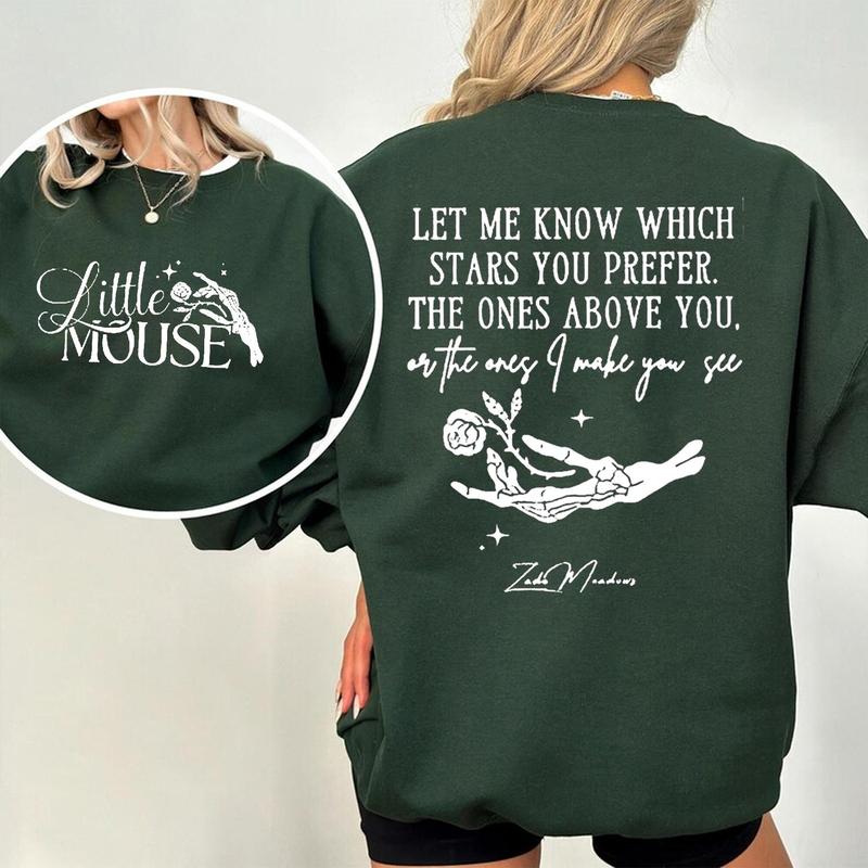 Haunting Adeline Zade Meadows Sweatshirt, Run Little Mouse Shirt, Dark Romance Merch, Booktok Shirt, Smut Reader, Book Lover Gifts for Her, Gifts Suit
