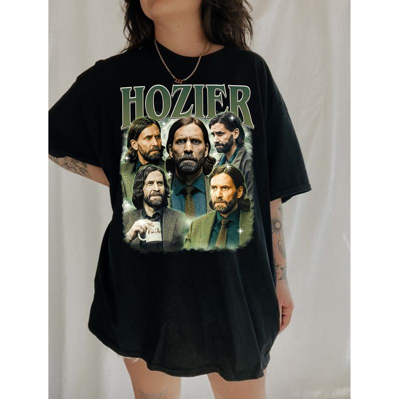 Hozier Alan Wake Shirt Cotton Top Basic Tshirt