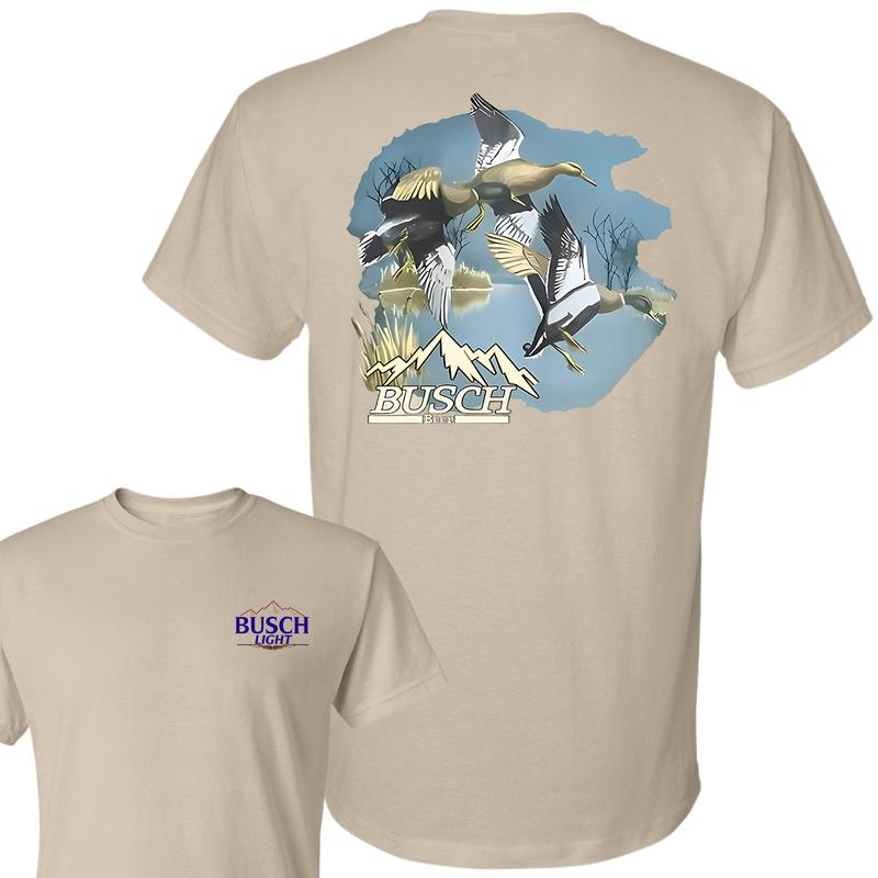 Busch Light Shirt, Duck Hunters Trendy T-Shirt, Unisex T-Shirt, Full Color T-Shirt, For Men, For Men