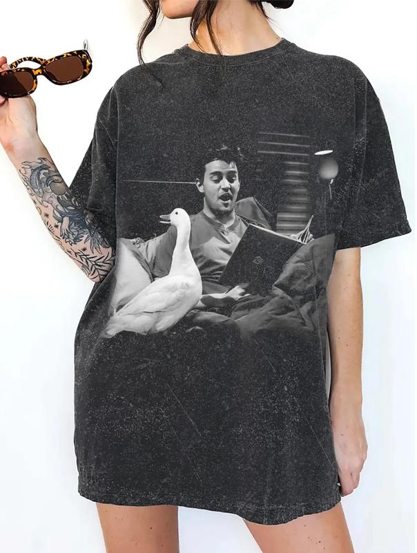 CHANDLER MURIEL BING T-SHIRT, VINTAGE Movies T-Shirt, Funny Graphic Tees, Vintage Men's Top - Cotton, Polyester