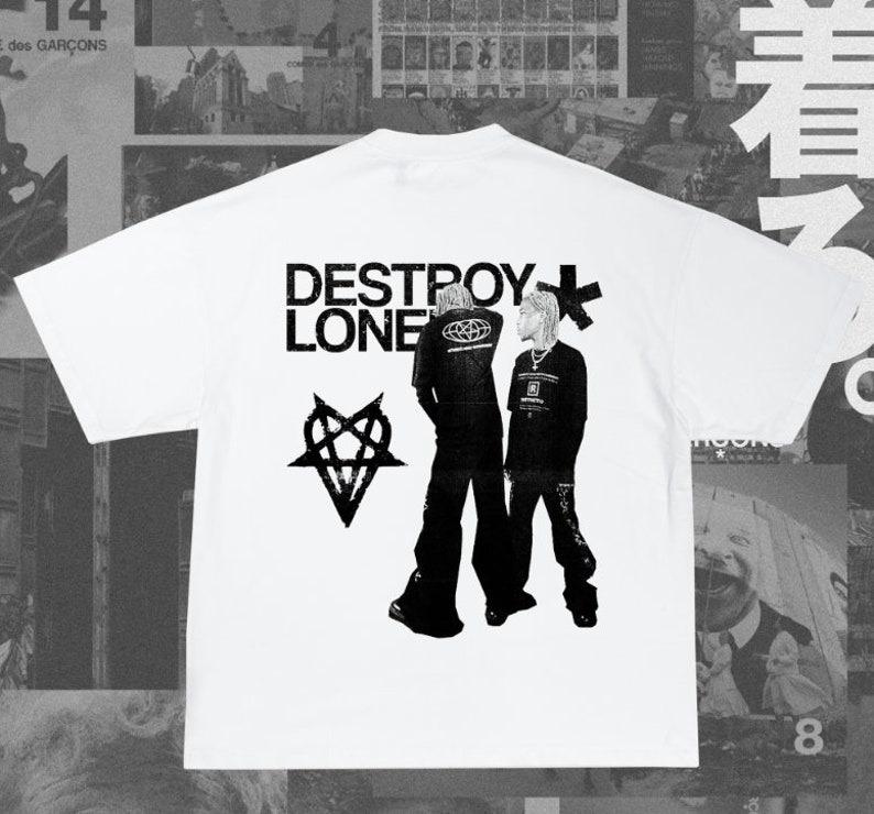 Destroy lonely graphic t-shirt