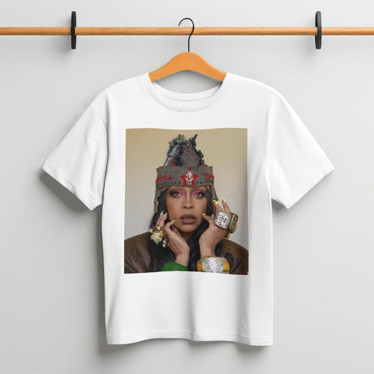 erykah badu graphic tee, vintage 90s hipster shirt, old school music merch, erykah badu shirt gift for friend Crewneck Shortsleeve