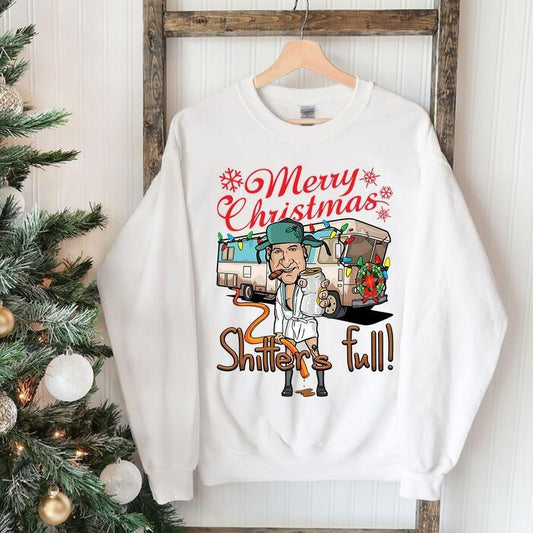 Merry Christmas Shitters Full Sweatshirt, Ational Lampoons Christmas Shirt, Christmas Sweatshirt, Christmas Trending Sweatshirt, Holiday Sweatshirt, H