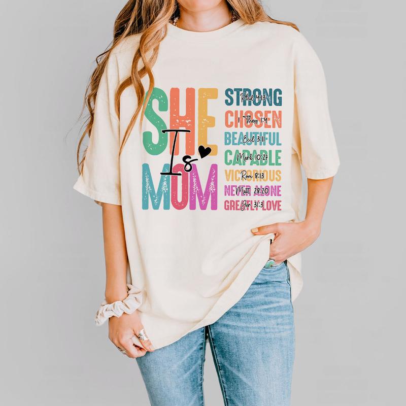 Comfort Colors Mom Christian Shirt, Christian Mom T-Shirt, Mother's Day Gifts, Mothers Day Shirt, Praying Mama, Mama Christian Tee, Retro Mom, Mom Lif