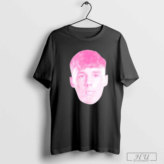 Pink Cole Palmer heard Face T-shirt