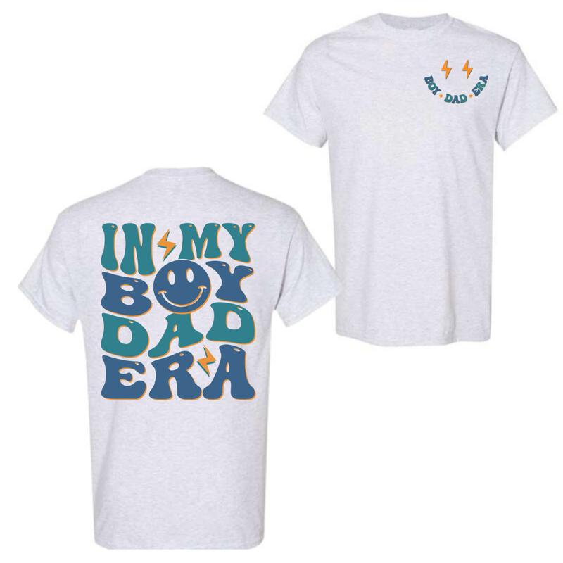 In My Boy Dad Era T-shirt, Dad Hoodie, Funny Shirt For Dad, Dad Birthday Gift, Fathers Day Gift, Aesthetic Clothes Hoodie and Sweatshirt, Full Color a