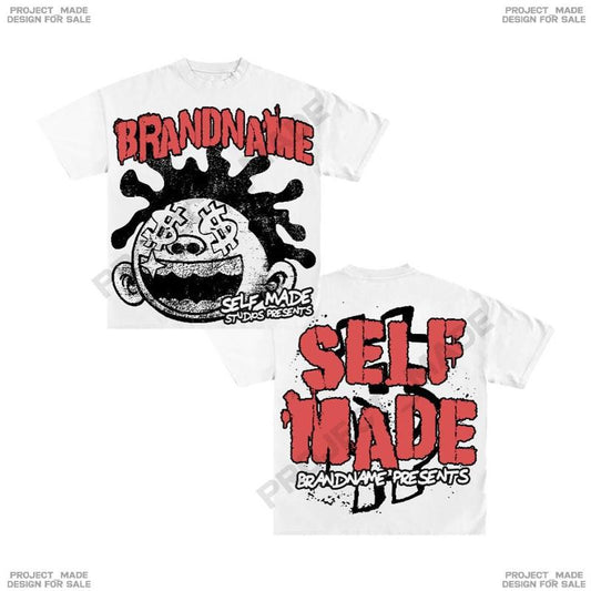 Y2K Graphic Self Made Personalize Printed Tshirt Casual Cotton