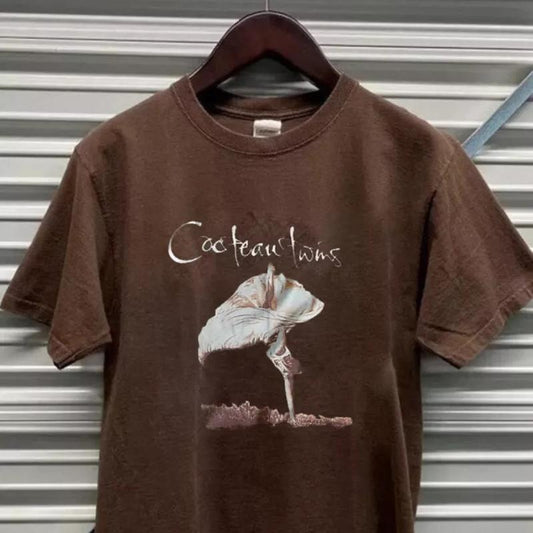 Vintage 90s Cocteau Twins Tour Shirt, Classic Indie Rock Band Tee