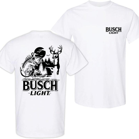 Busch Light Summer Hunting T-Shirt, Hunting T-Shirt, Menswear Top, Colorful, For Him, For Her
