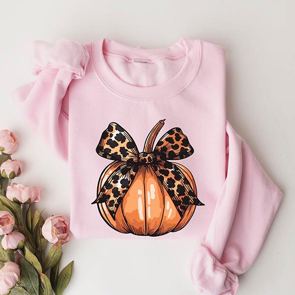 Leopard Pumpkin Sweatshirt, Leopard Print Pumpkin Sweatshirt, Halloween Sweater, Halloween Pumpkin Sweatshirt, Cute Fall Sweatshirt, Thanksgiving