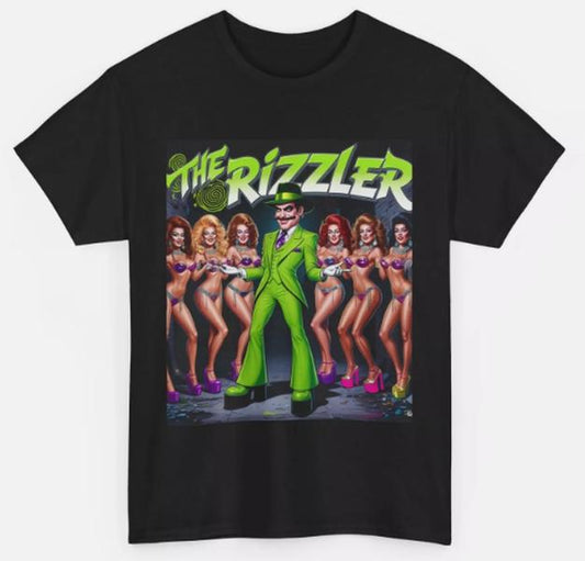 The Riddler T-shirt W rizz The Rizzler, For Men, For Women, 100% Cotton, Crew Neck, Slight Stretch, Breathable & Wear-Resistant, All-Season Short Slee